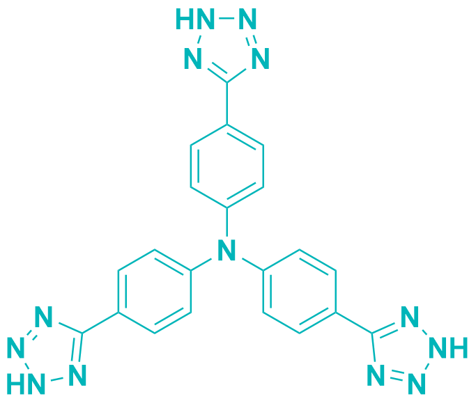 Tris(4-(2H-tetrazol- 5-yl)phenyl)amine