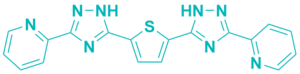 Pyridine, 2,2'-[2,5-thiophenediylbis(1H-1,2,4-triazole-5,3-diyl)]bis-