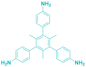 5'-(4-aminophenyl)-2',4',6'-trimethyl-[1,1':3',1''-terphenyl]-4,4''-diamine
